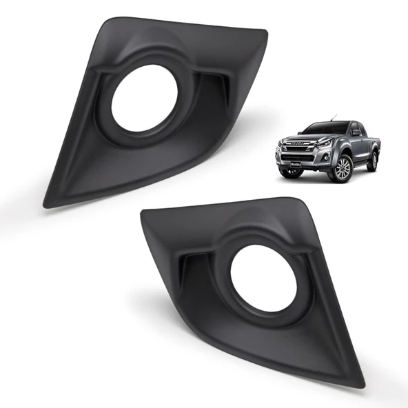 AUTOGP ISUZU D-MAX 2018+ ÖN SİS KAPLAMASI SİYAH - 4