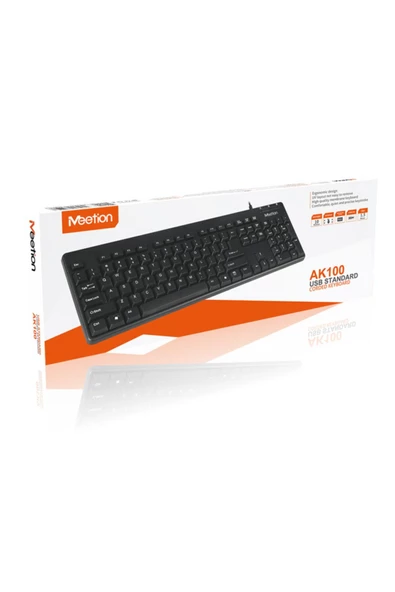Kablolu Usb Standart Klavye K100 - 4