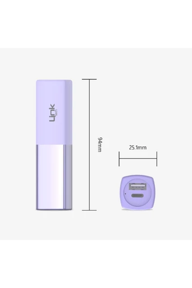 LP5 5000 mAh Lipstick Mini Cep Powerbank - 3