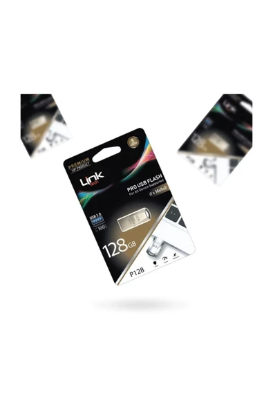 P128 Pro Premium 128gb Metal Usb Bellek - Usb Flash Drive 100mb/s - 2