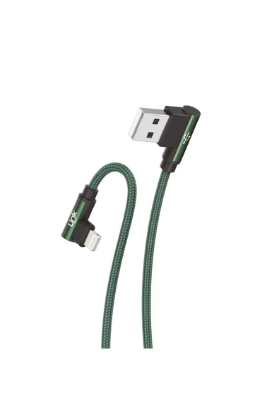 K593 Safe Lightning Usb 90 Derece Gamer Oyuncu Şarj Kablosu - 2