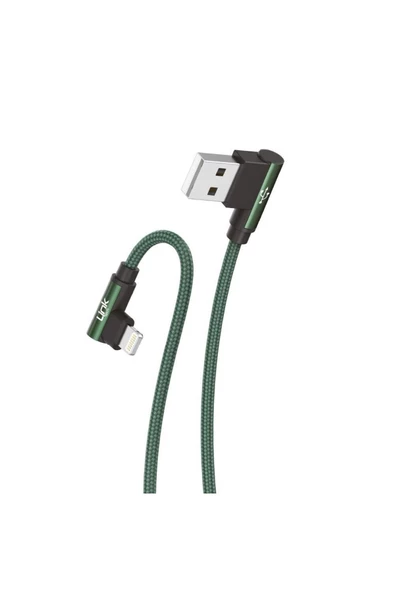 K593 Safe Lightning Usb 90 Derece Gamer Oyuncu Şarj Kablosu - 2
