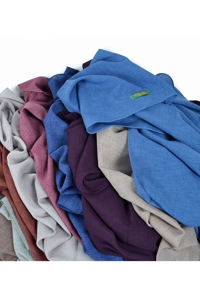 DENIM ŞAL - Yüksek Kalite, Pastel Renk Seçenekleri, Kolay Şekil Alan, Şık, Hafif ve Zarif Görünüm - 4