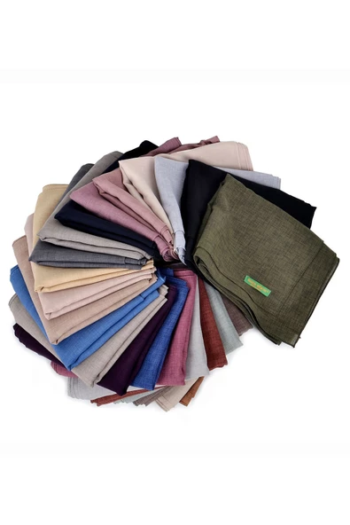 DENIM ŞAL - Yüksek Kalite, Pastel Renk Seçenekleri, Kolay Şekil Alan, Şık, Hafif ve Zarif Görünüm - 6