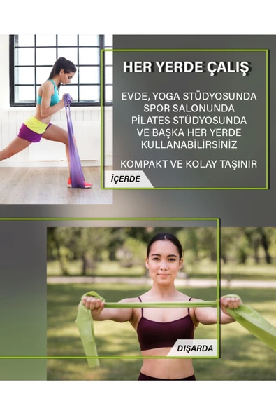 Proforce Pilates Lastiği Orta Sert Rb Om - 2