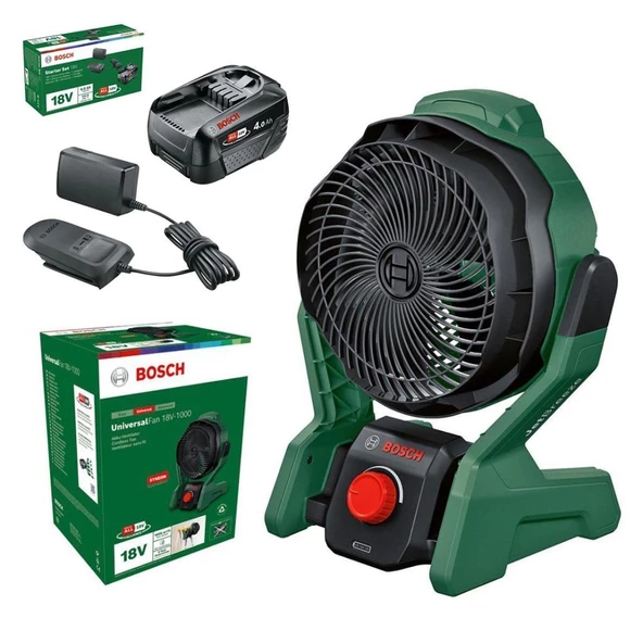 Bosch Universalfan 18v-1000 Akülü Fan 1x4A 06039E1000