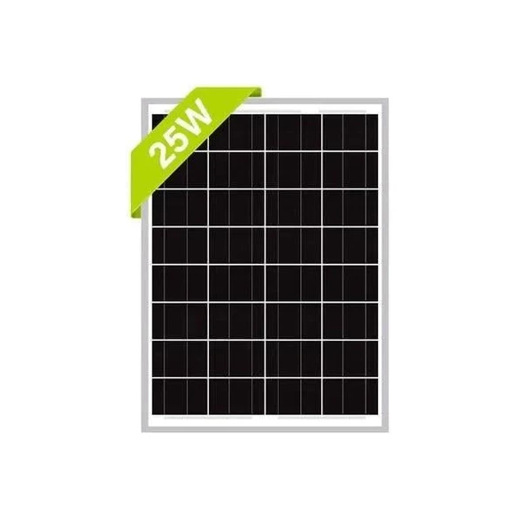 SolarMarket 25W 12V Monokristal Solar Panel