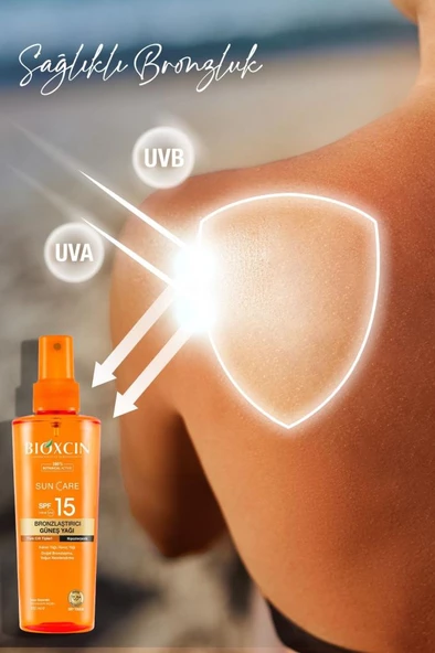 Bioxcin Sun Care Spf 15 Bronlaştırıcı Güneş Yağı 200 ml - 7