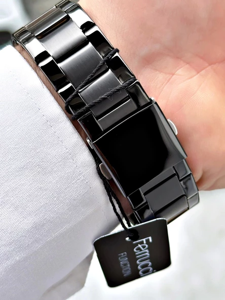 Ferrucci Function FCF.13605FM.05 Çelik Kordon Erkek Kol Saati - Resim 2