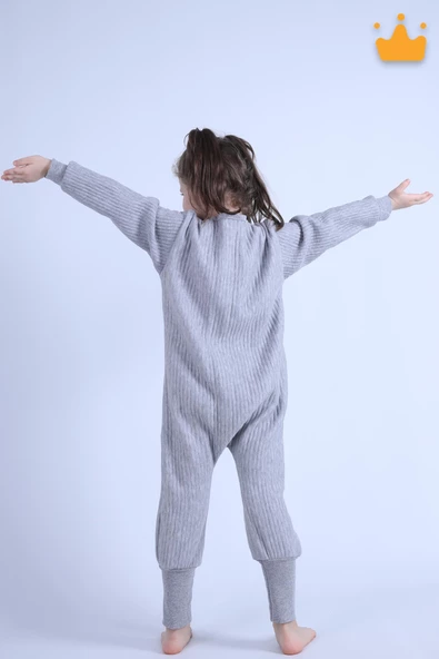 Begisa 2-8 Yaş 1.5 Tog Kapitone Çocuk Uyku Tulumu Unisex Uzun Kollu Uyku Tulumu - 6