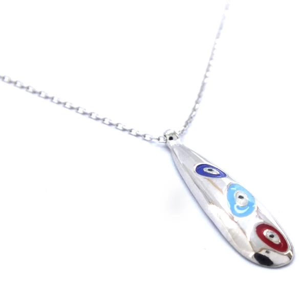 Özel Tasarım Model Gümüş Kolye GK-265 - Resim 3