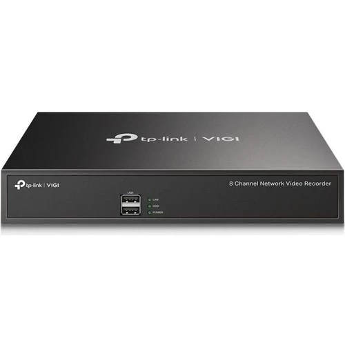 TP-LINK VIGI NVR1008H-8MP 8MP 2 USB 80 Mbps 8 CHANNEL SATA INTERFACE NETWORK VIDEO RECORDER