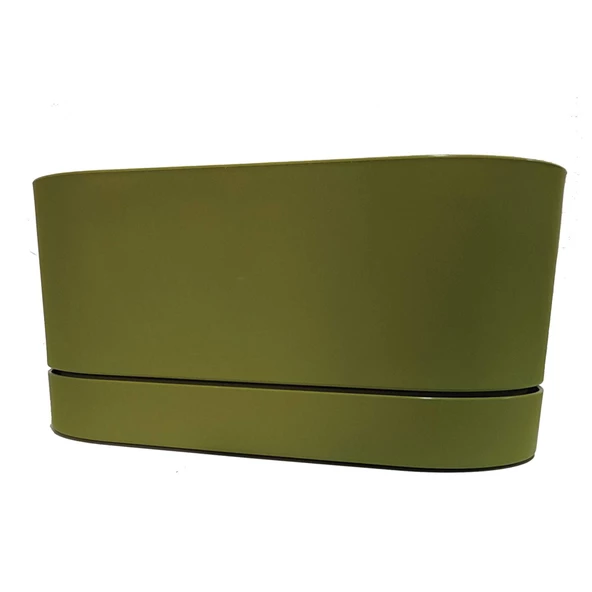 Poliwork Begonya Tabaklı Renkli Plastik Balkon Saksısı 30 cm - 2