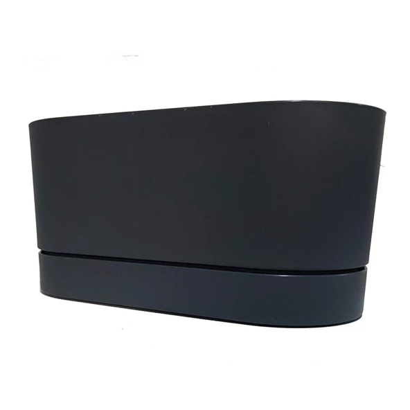 Poliwork Begonya Tabaklı Renkli Plastik Balkon Saksısı 30 cm - 5