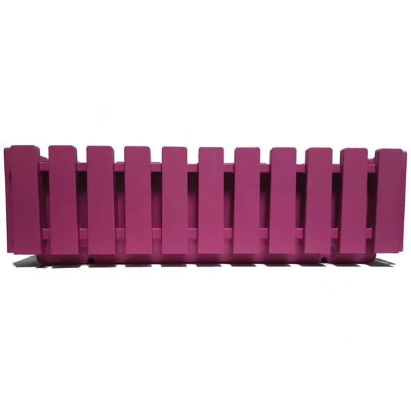 Poliwork Akasya Renkli Plastik Balkon Saksısı 60 cm - 9