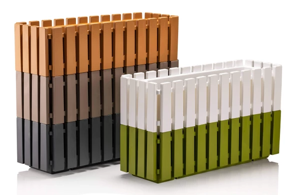 Poliwork Akasya Renkli Plastik Balkon Saksısı 60 cm - 2