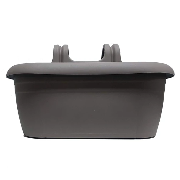 Poliwork Nergiz Kolay Askı Plastik Renkli Balkon Saksısı 40 cm - 4