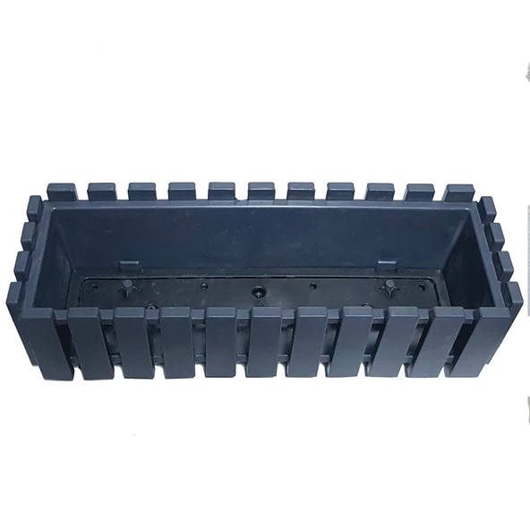 Poliwork Akasya Renkli Plastik Balkon Saksısı 60 cm - 4