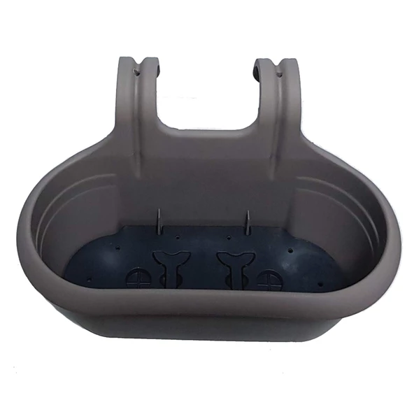 Poliwork Nergiz Kolay Askı Plastik Renkli Balkon Saksısı 40 cm - 5