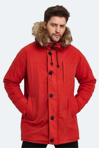 Lumberjack Erkek Oversize Kapüşonlu Kaban - Kışlık Sıcaklık - 11