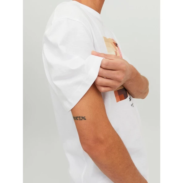 Jack&Jones Oversize Erkek T-Shirt - Minimalist Tasarım - Günlük Kullanım - Resim 12