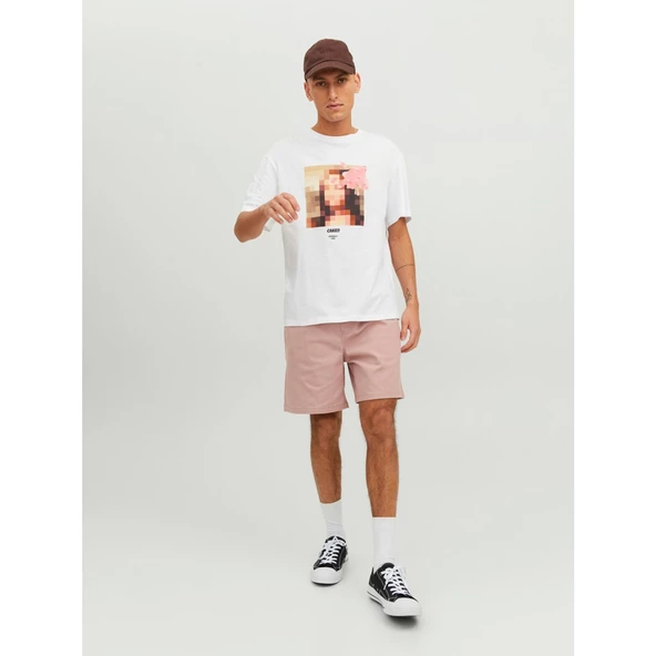 Jack&Jones Oversize Erkek T-Shirt - Minimalist Tasarım - Günlük Kullanım - Resim 8