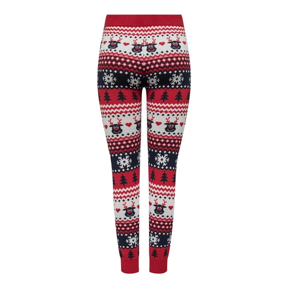 Only Kadın Desenli Kışlık Eşofman Altı - Sıcak ve Rahat - 5