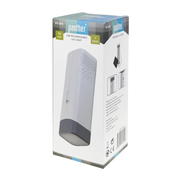 Panther USB Şarjlı El Feneri PT-975 - Resim 6