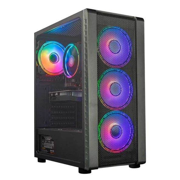 Master Yi 4X Argb Kumandalı Usb 3.0 400W Atx Mesh Panel Gaming Bilgisayar Kasası - 11