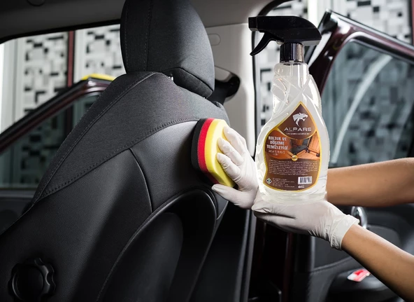 ALPARS Döşeme Temizleyici Güçlü Leke Çıkarıcı Araba Oto Koltuk Temizleyici 500 ml - 6