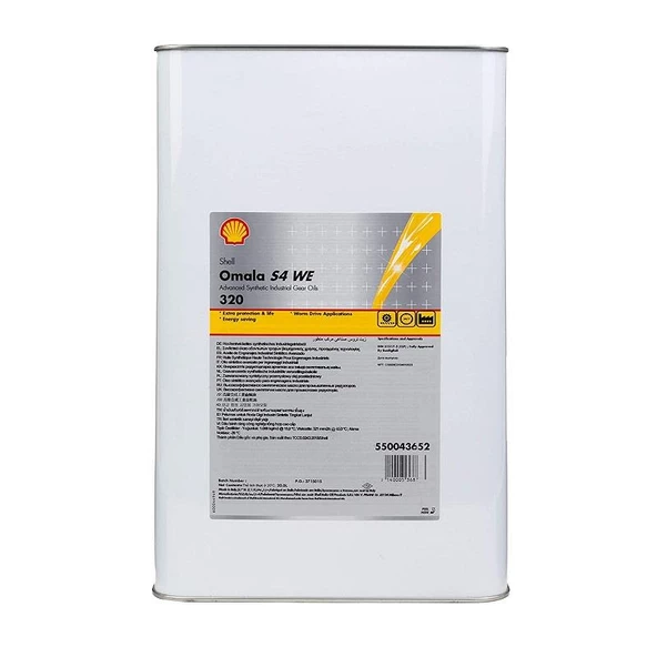 SHELL OMALA S4 WE 320 KOVA 20 L(ESKİ ADI:TİVELA S 320)-550043652