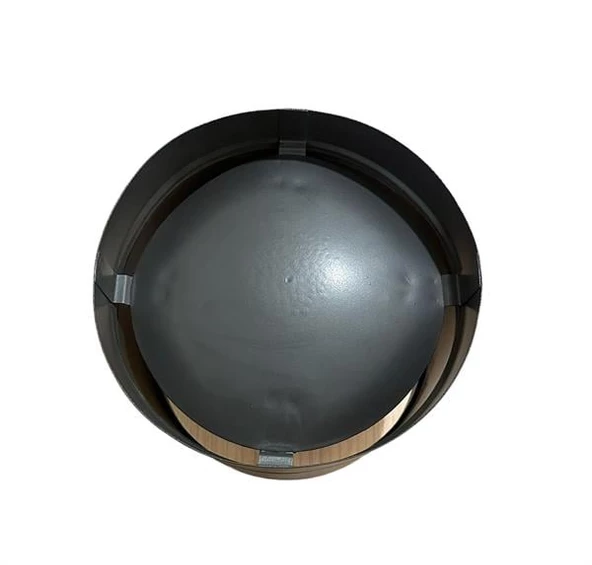 BACA KALKANI / ÇAP: 13 CM / MAT SİYAH EMAYE / BABA'S STOVE - 5
