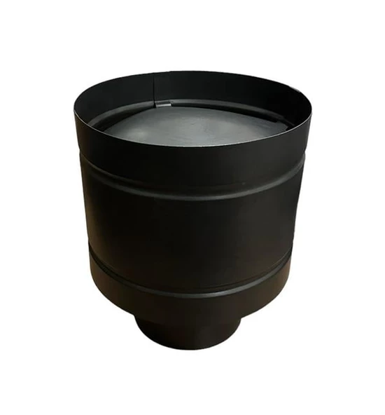 BACA KALKANI / ÇAP: 13 CM / MAT SİYAH EMAYE / BABA'S STOVE - 3