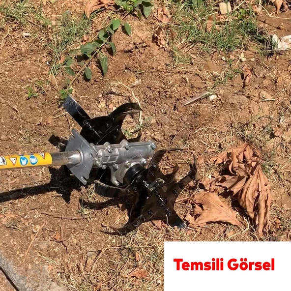 Solax Tırpan Yedek Çapa Aparatı Bıçağı MTP2 Toprak İşleme Belleme Çapalama 9 Diş 26 mm Uyumlu - 4