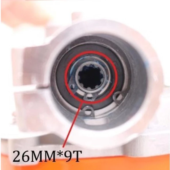 Solax Tırpan Yedek Çapa Aparatı Bıçağı MTP2 Toprak İşleme Belleme Çapalama 9 Diş 26 mm Uyumlu - 3
