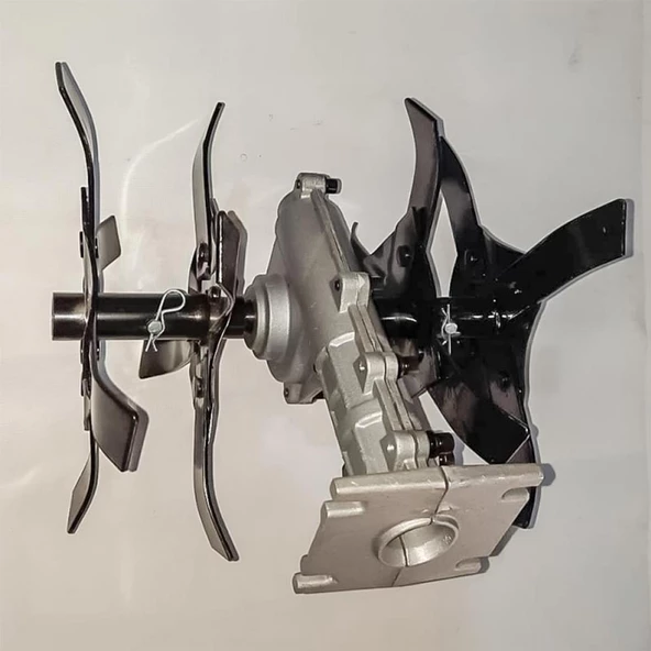 Solax Tırpan Yedek Çapa Aparatı Bıçağı MTP2 Toprak İşleme Belleme Çapalama 9 Diş 26 mm Uyumlu - 6