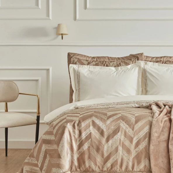 Karaca Home Celeste 8 Parça Çeyiz Seti Vizon - Resim 2