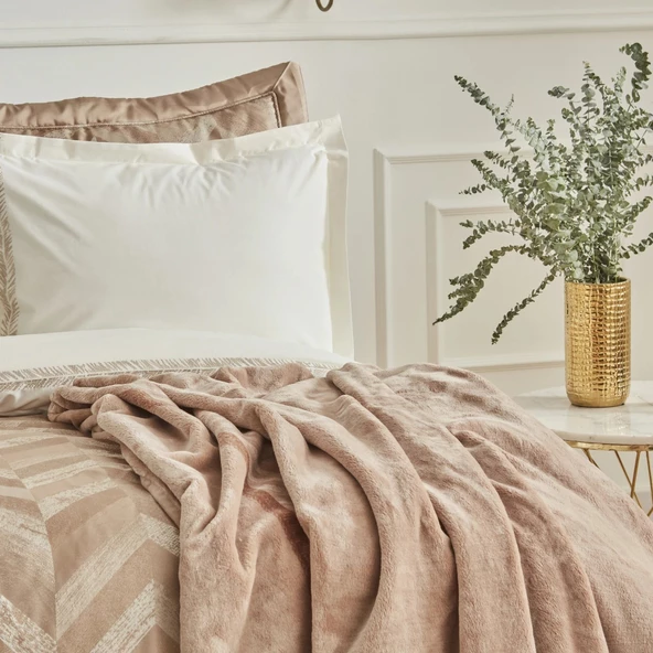 Karaca Home Celeste 8 Parça Çeyiz Seti Vizon - Resim 4