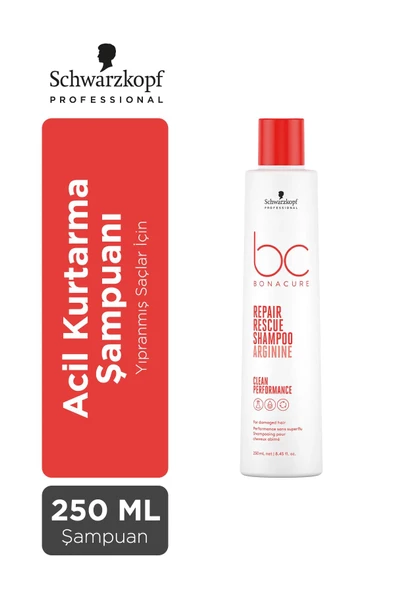 Bonacure Bc Clean Acil Kurtarma Şampuanı 250ml