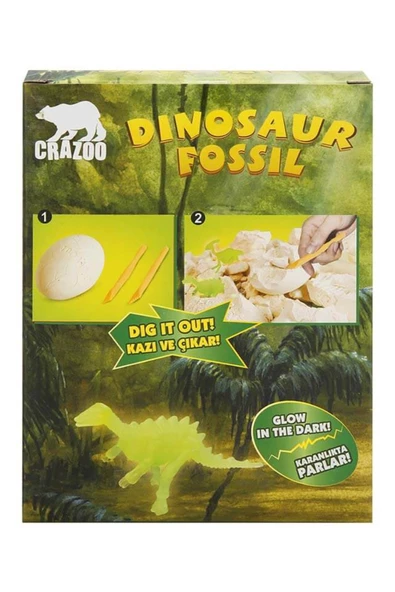 Gizemli Dinozor Yumurtasından Ne Çıkacak? Karanlıkta Parlayan Dinozor Yumurtası Kazı Seti - 2