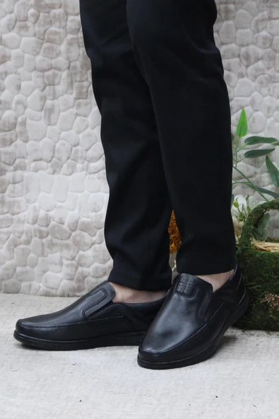 Mehmet Mete 42444 Anatomik Hafif Rahat İç Ve Dış Hakiki Deri Erkek Ayakkabı - Resim 3