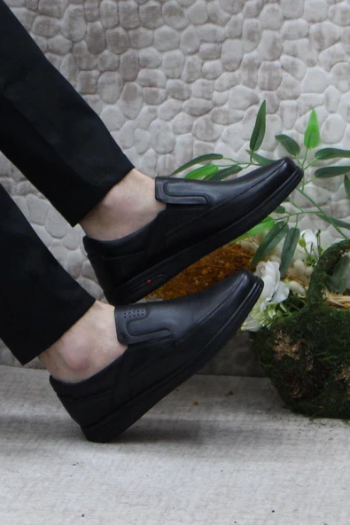 Mehmet Mete 42444 Anatomik Hafif Rahat İç Ve Dış Hakiki Deri Erkek Ayakkabı - Resim 5