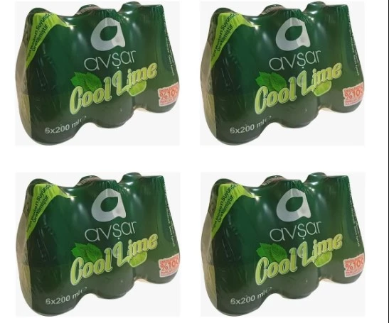 Avşar Cool Lime Nane Limon Aromalı Maden Suyu 200 Ml X 24 Adet