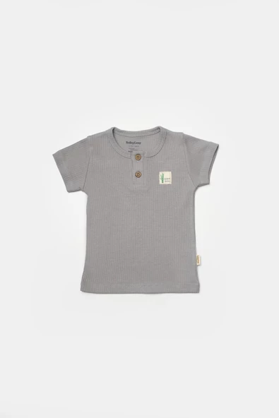 Bebek 2'li Tişört, %50 Bambu - %50 Organik Pamuk, Bebek ve Yenidoğan Serisi - CSYB9023 - 5