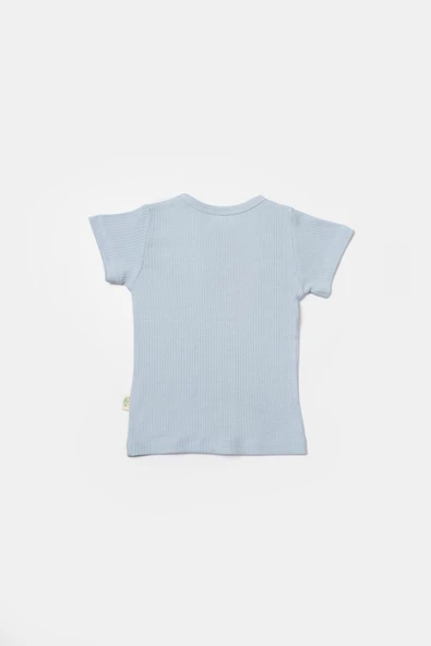 Bebek 2'li Tişört, %50 Bambu - %50 Organik Pamuk, Bebek ve Yenidoğan Serisi - CSYB9023 - 4