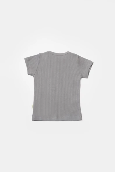 Bebek 2'li Tişört, %50 Bambu - %50 Organik Pamuk, Bebek ve Yenidoğan Serisi - CSYB9023 - 6