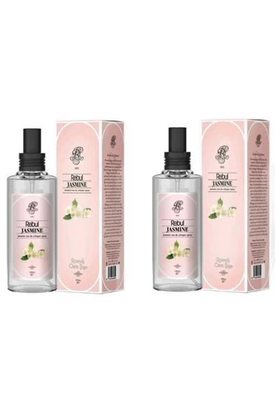 Rebul 100ml Kolonya Jasmine Cam Şişe Spreyli 2'li Set