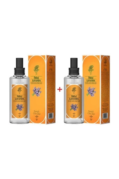 Rebul 100ml Kolonya Lavander Cam Şişe Spreyli 2'li Set