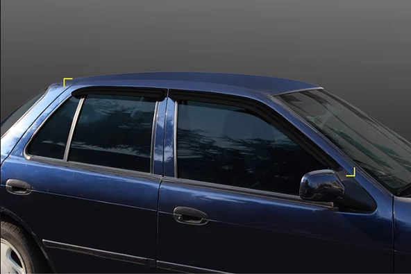 Kia Sephia I 1992-1997 Cam Rüzgarlık OEM (Made in Korea) - 3