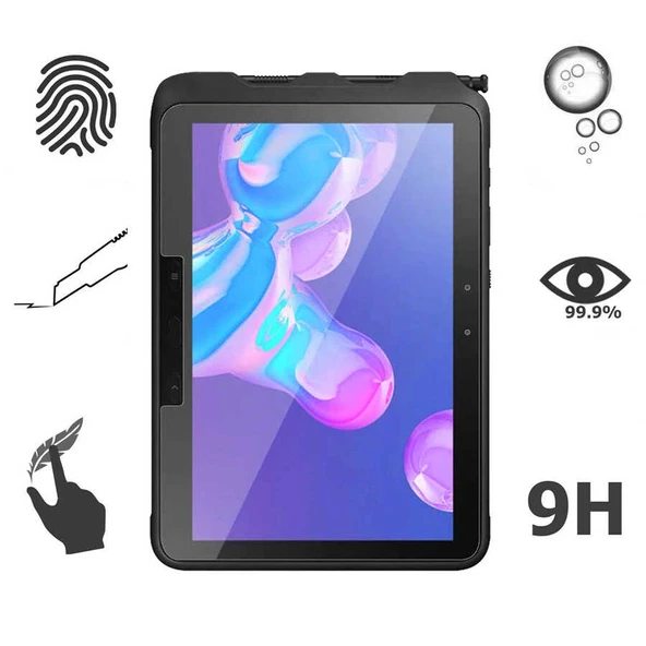 Galaxy Tab Active Pro T547 Zore Tablet Temperli Cam Ekran Koruyucu - 3